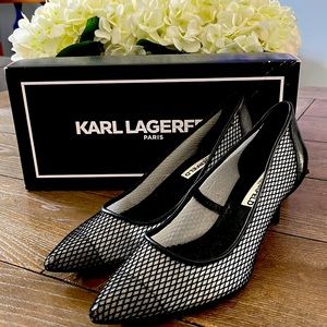 Size 6 KARL LAGERFELD pumps.